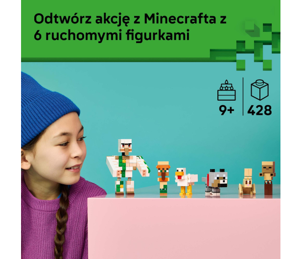 LEGO MINECRAFT 21592 Atak kurzego jeźdźca na pustyni - 1529734 - zdjęcie 4